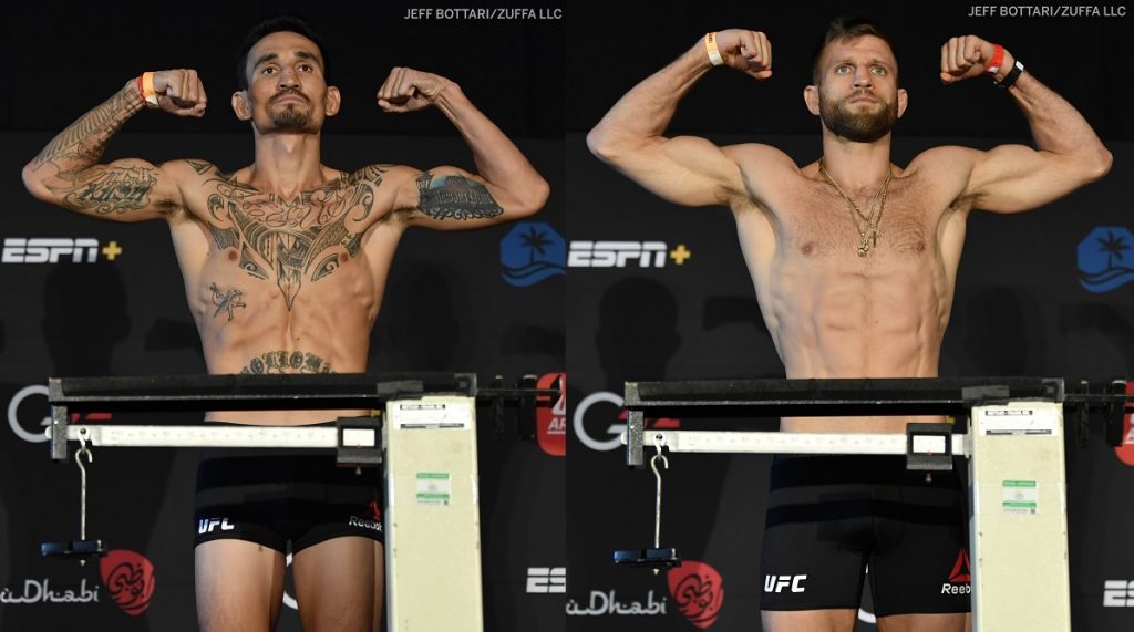 UFC Fight Island 7 weigh-in results - Holloway vs. Kattar