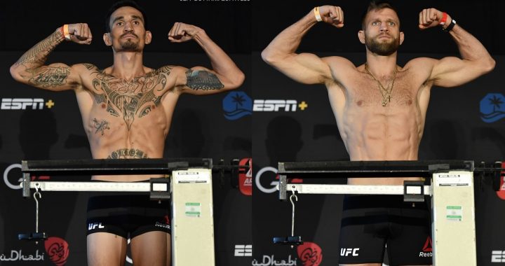 UFC Fight Island 7 weigh-in results - Holloway vs. Kattar