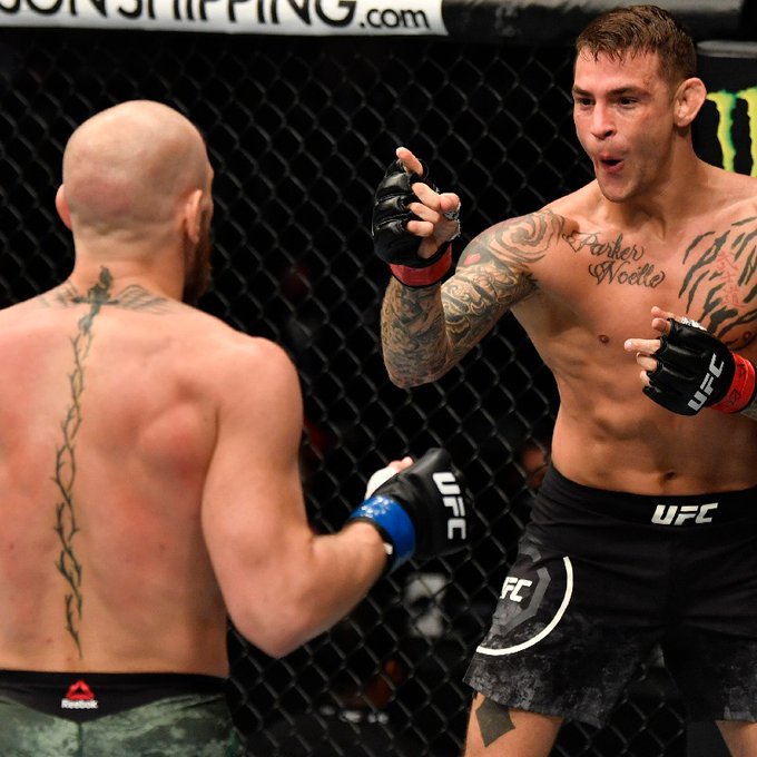 Dustin Poirier vs Conor McGregor winner likely to receive title shot ...