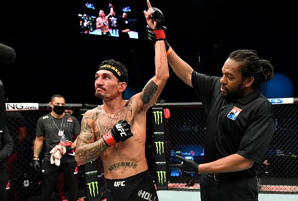 Max Holloway devastates Calvin Kattar in title eliminator