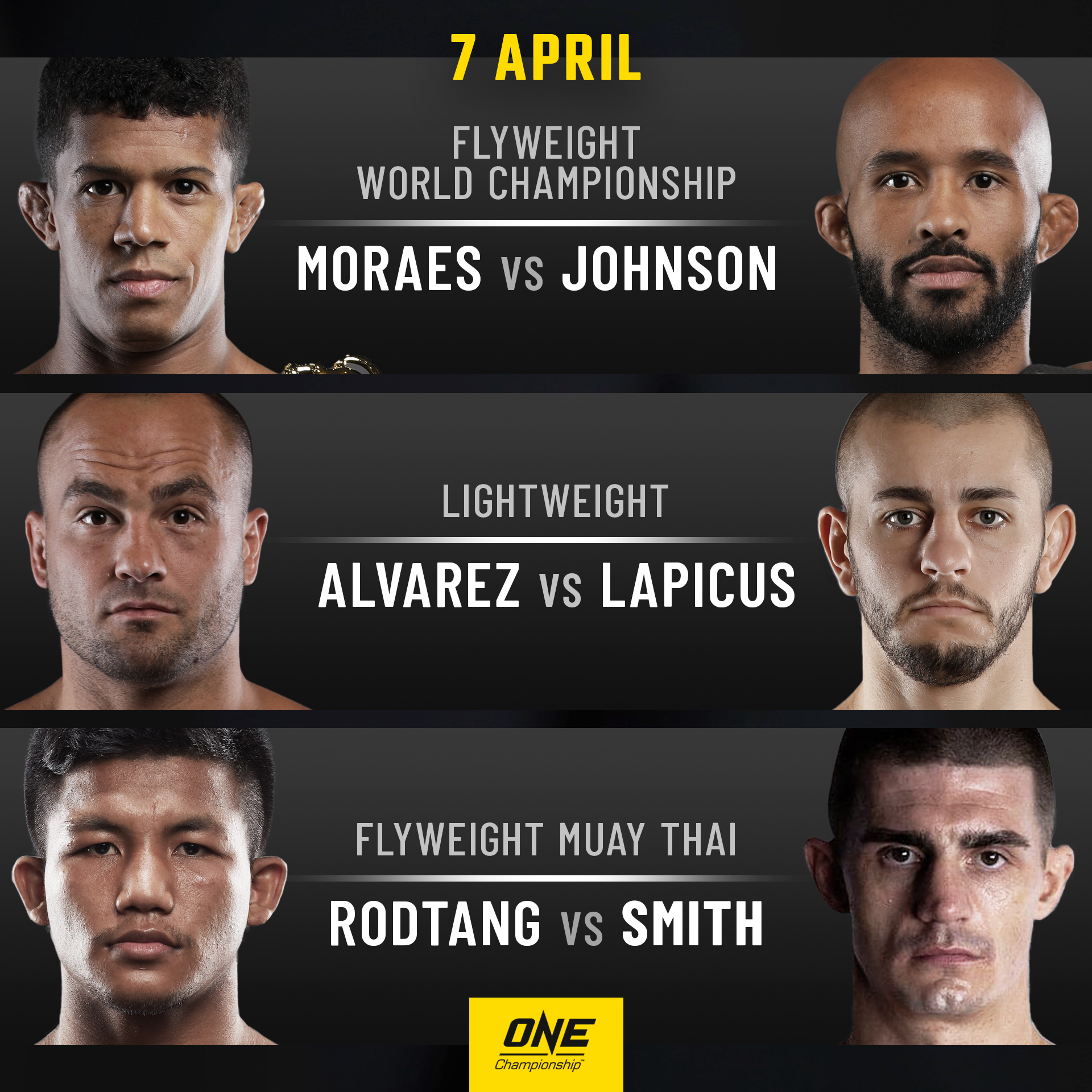 ONE Championship on TNT ft. Mighty Mouse and Eddie Alvarez in April - Vimarsana News