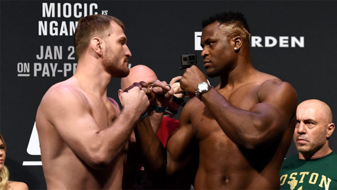 Stipe Miocic vs. Francis Ngannou II Official UFC 260 - MMA ...