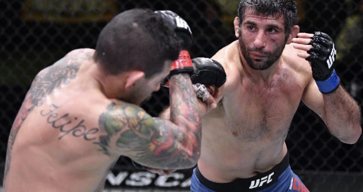 Beneil Dariush controls Diego Ferreira for 15 minutes to earn a victory at UFC Vegas 18