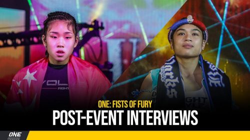 ONE: Fists of Fury Post-Event