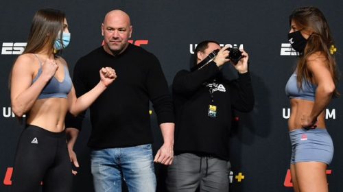 Montana De La Rosa outwrestled Mayra Bueno SIlva