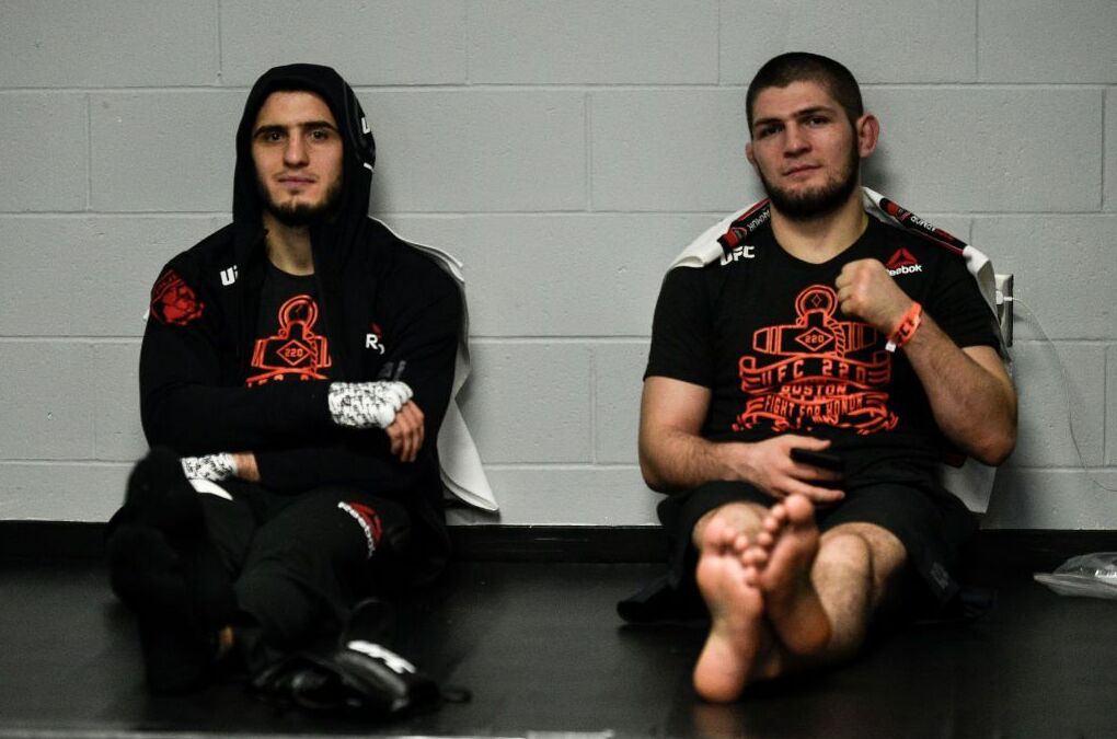 Islam Makhachev & Khabib Nurmagomedov