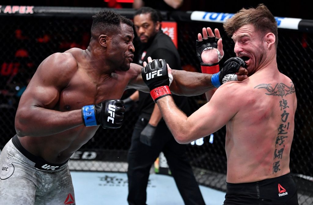 Francis Ngannou KO's Stipe Miocic At UFC 260, Becomes UFC Heavyweight Champion