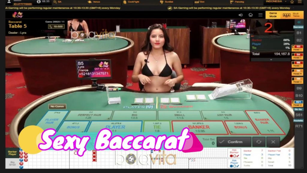 Baccarat sexy game, online casino