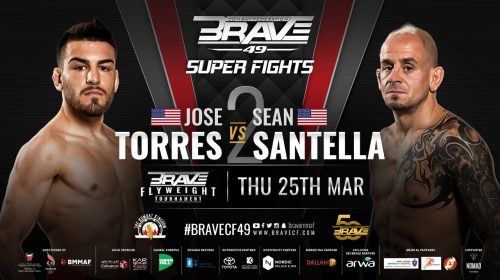 BRAVE CF 49, Jose torres, Sean santella