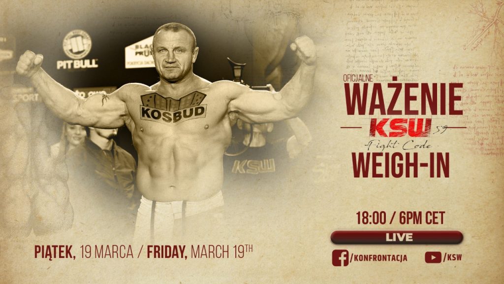 KSW 59 Weigh-In Resuts: 67lbs Difference in Main Event