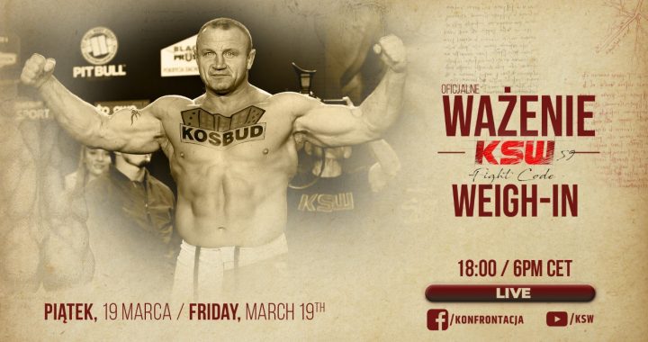 KSW 59 Weigh-In Resuts: 67lbs Difference in Main Event