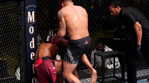 Darren Stewart vs. Eryk Anders ruled no contest after illegal strike