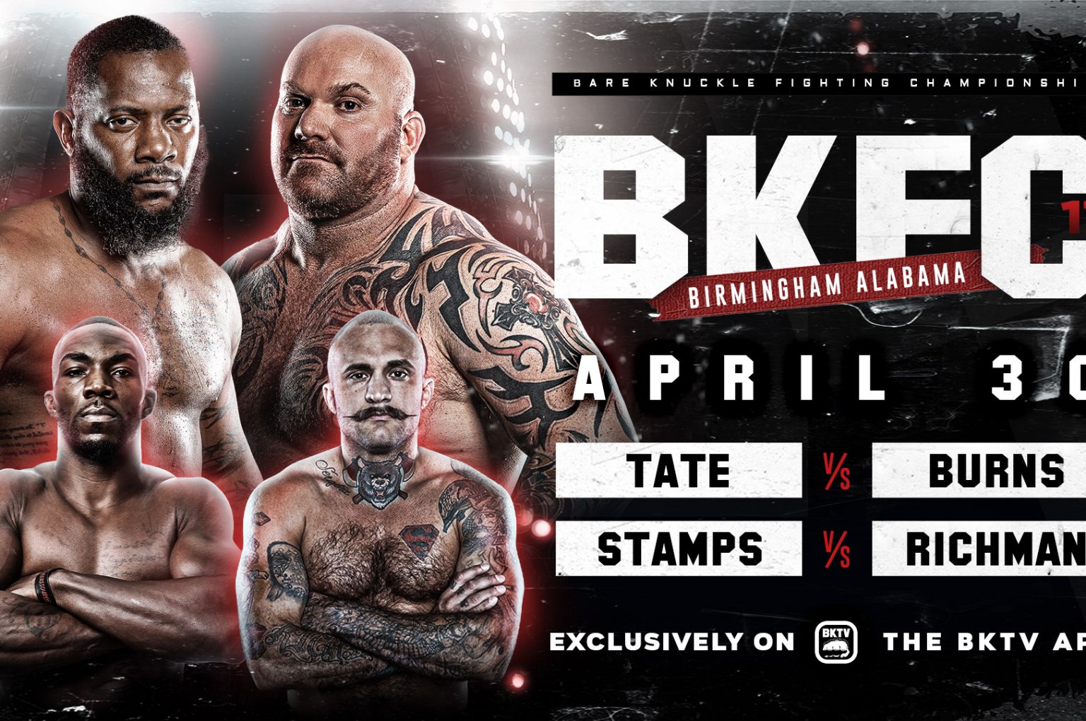 BKFC 17 results - Tate vs. Burns - Order and watch here