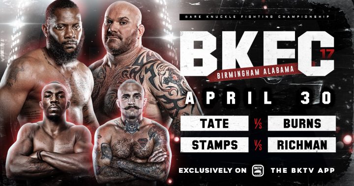 BKFC 17 results - Tate vs. Burns - Order and watch here