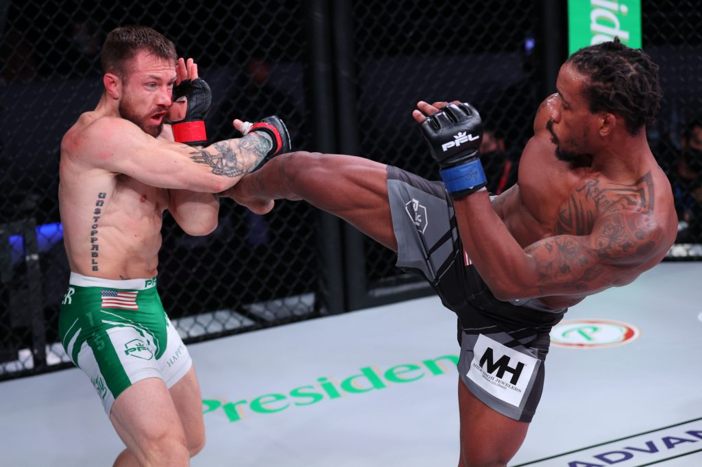 Bubba Jenkins dominates former champ, Lance Palmerc, in PFL season debut