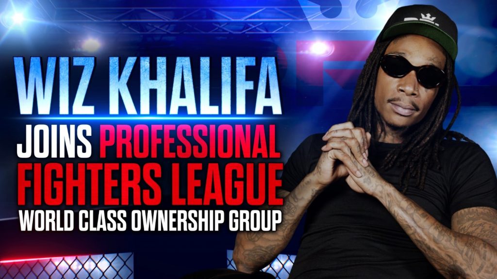 Wiz Khalifa Joins Professional Fighters League World Class Ownership Group