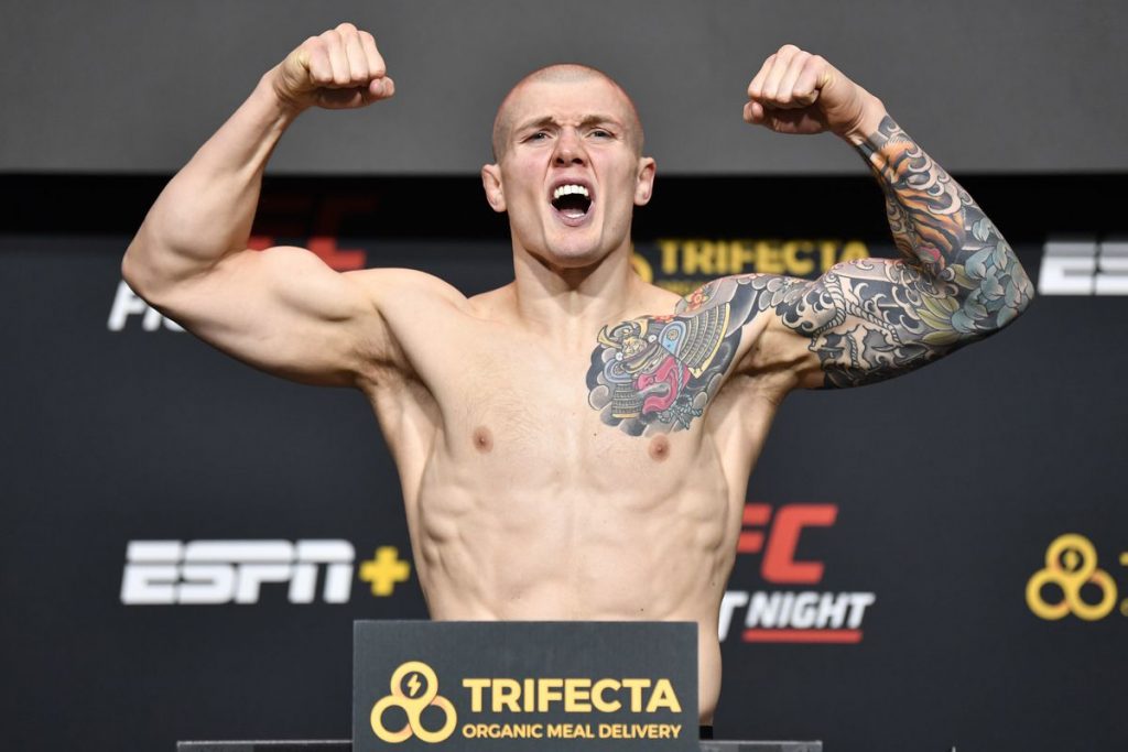 Marvin Vettori, UFC Vegas 23 weigh-in results - Vettori vs. Holland (UFC on ABC 2)