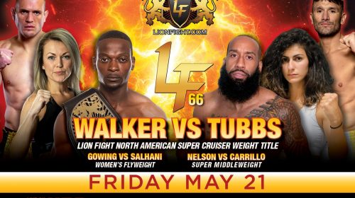 Lion Fight 66 announced for May 21 in Topeka, Kansas