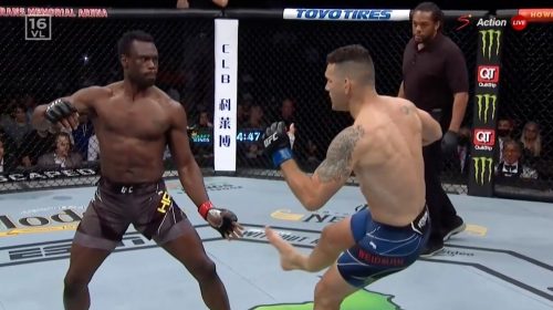 Chris Weidman Ironically, And Horrifically Breaks Leg In Uriah Hall Rematch At UFC 261