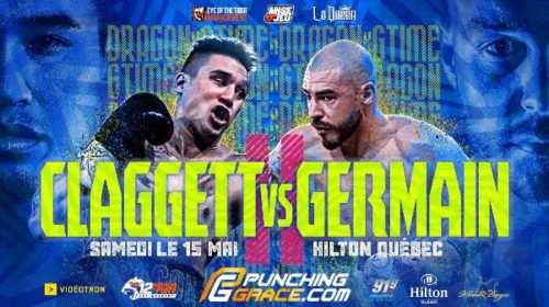 Mathieu Germain vs Steve Claggett II - Boxing PPV Live Stream ( French Only)