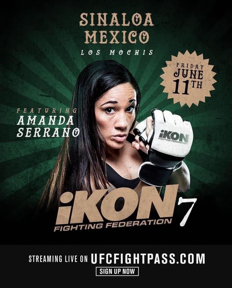 Amanda Serrano to headline iKON 7 MMA event