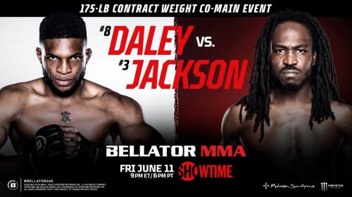 Jason Jackson meets Paul Daley in Bellator 260 co-main event