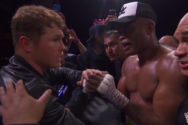 Anderson Silva and Canelo Alvarez