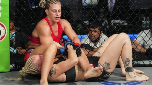 Kayla Harrison Submits Cindy Dandois In Round One At PFL 6 - 2021