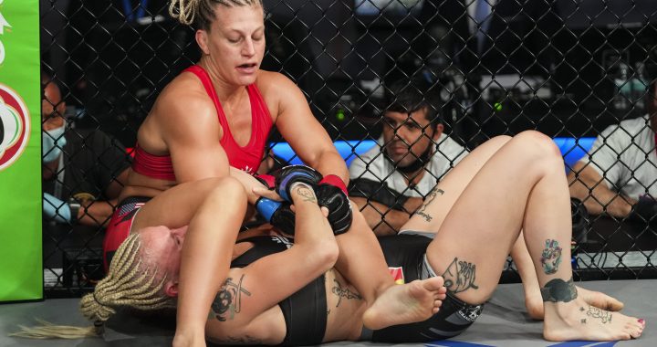 Kayla Harrison Submits Cindy Dandois In Round One At PFL 6 - 2021