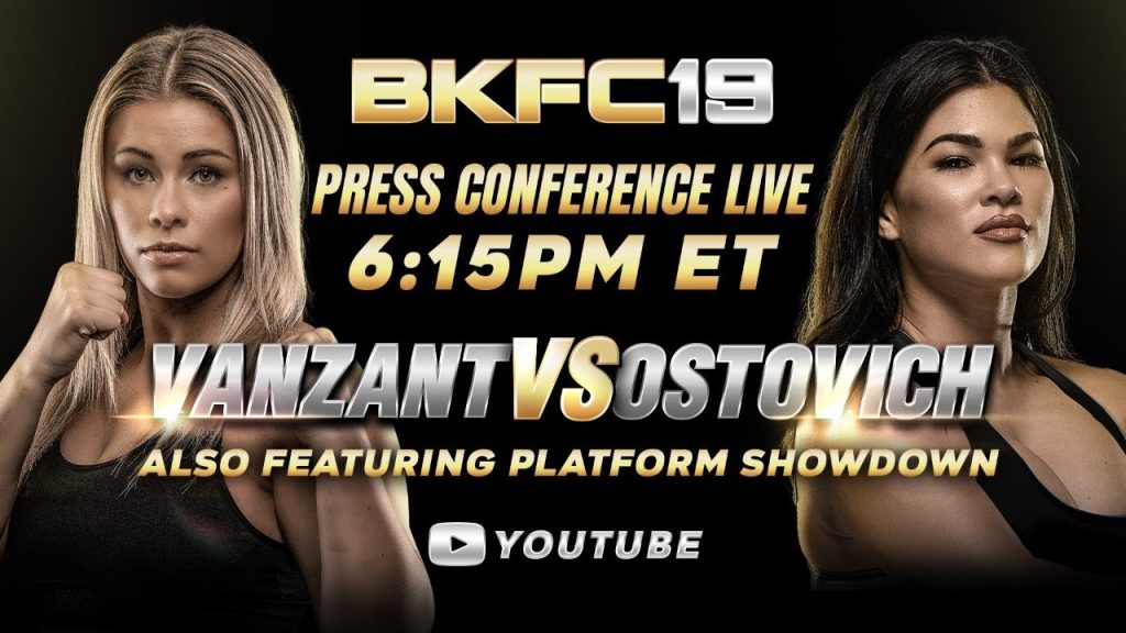 BKFC 19 Kick-Off Press Conference featuring Paige VanZant and Rachael Ostrovich