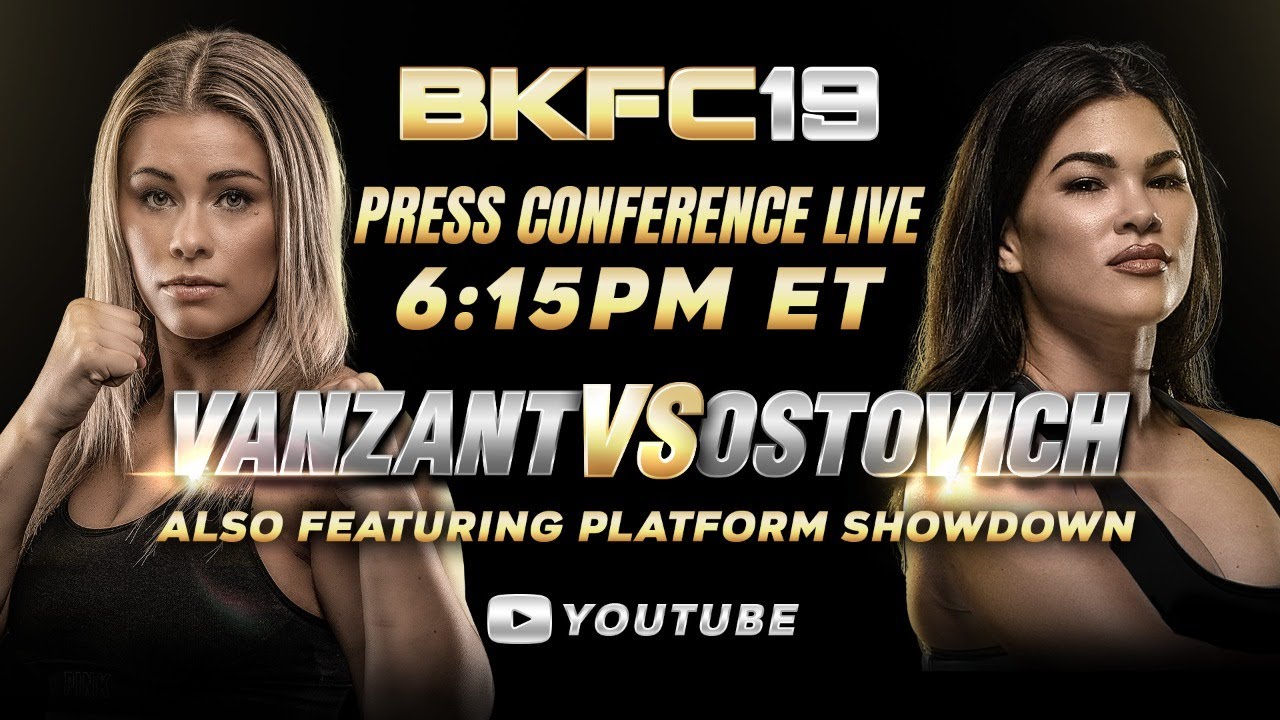 BKFC 19 Kick-Off Press Conference featuring Paige VanZant and Rachael ...