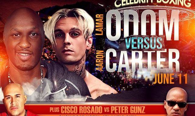 Celebrity Boxing Weigh-In -Lamar Odom vs Aaron Carter - Free Live Stream