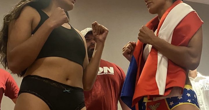 iKON 7 weigh-in results - Amanda Serrano vs. Valentina Garcia