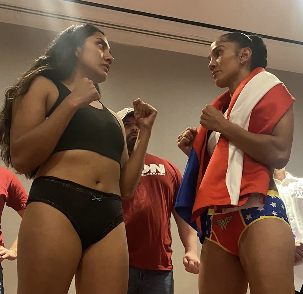 iKON 7 weigh-in results - Amanda Serrano vs. Valentina Garcia