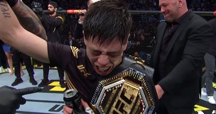 Brandon Moreno taps out Deiveson Figueiredo to become first UFC champion from Mexico