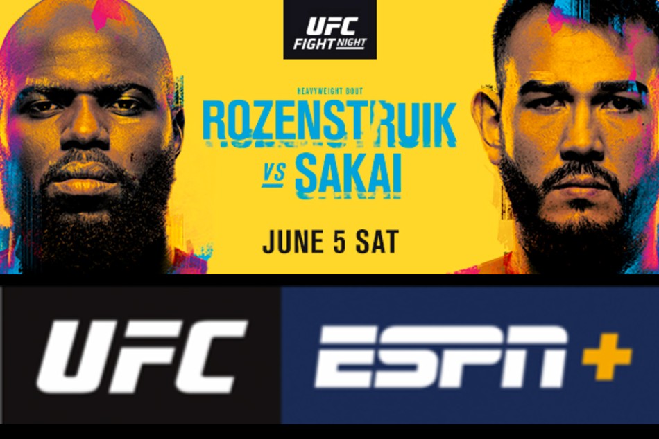 UFC Vegas 28 results Rozenstruik vs Sakai