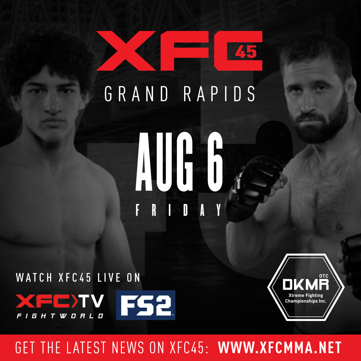 Xtreme Fighting Championships' XFC 45 Main Card Unveiled