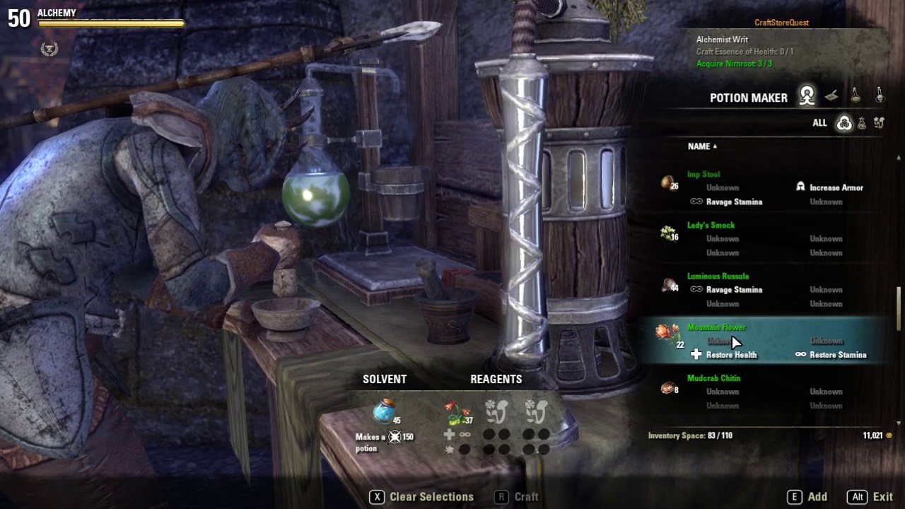 sip of ravage stamina eso recipe