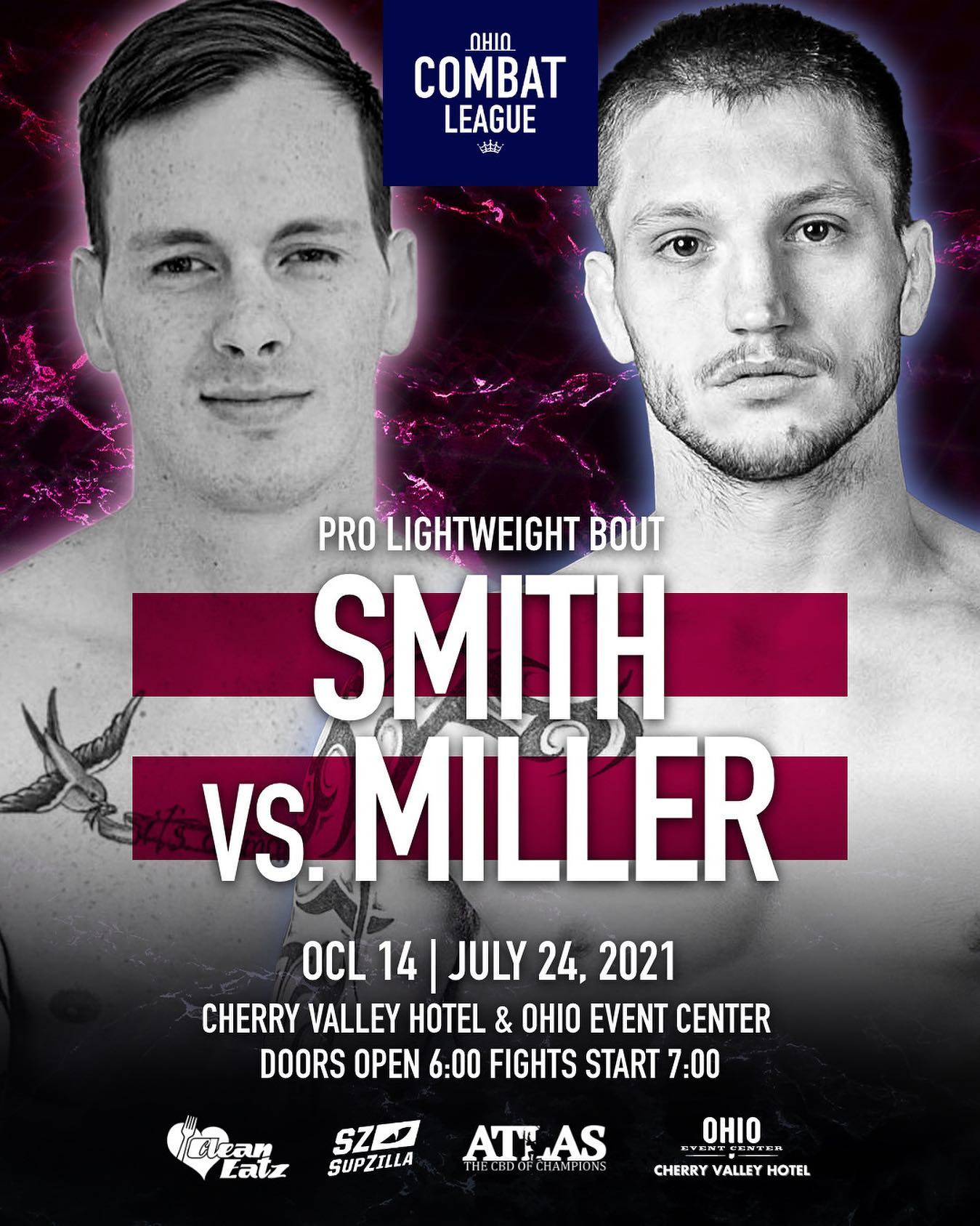 Ohio Combat League, OCL 14, Ohio Combat League 14, Jake Miller