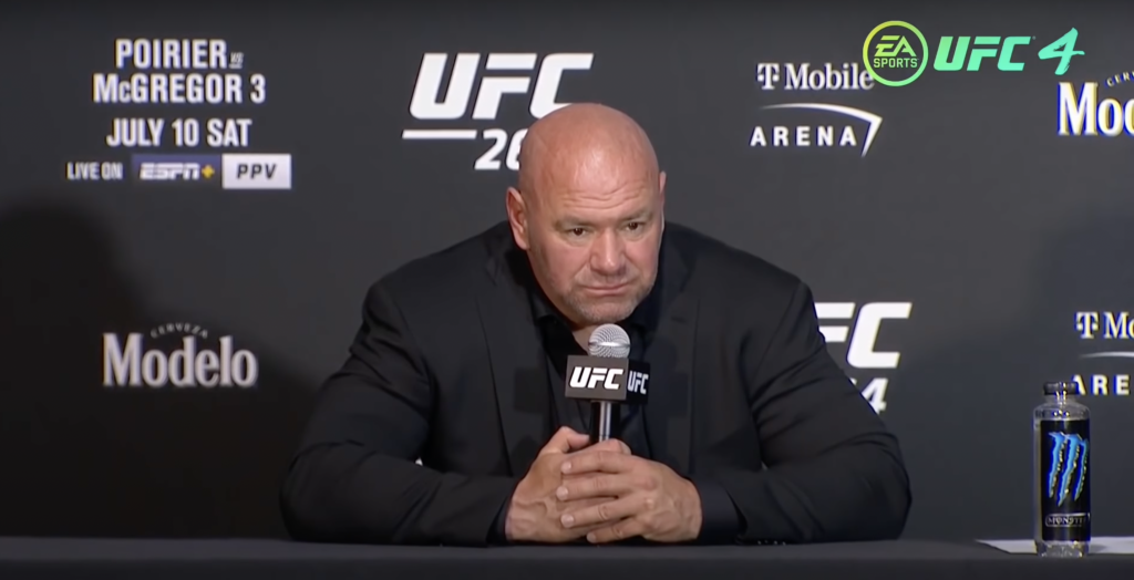 Dana White Not Happy With Conor McGregors Trash Talk About Dustin