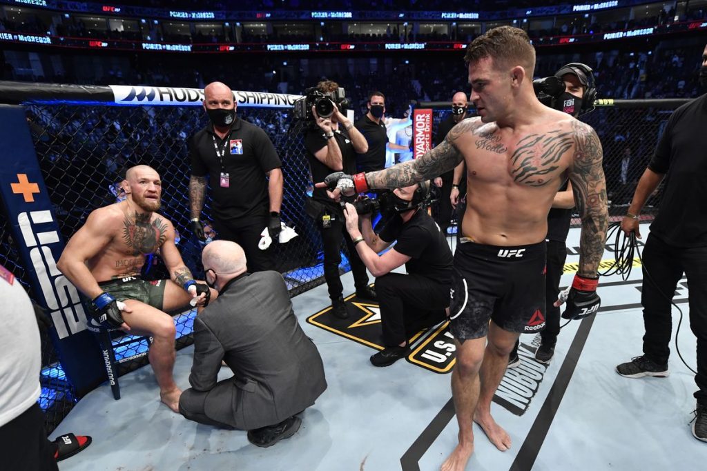 Dustin Poirier, Conor McGregor, UFC 264