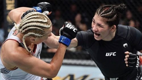 Irene Aldana storms through Yana Kunitskaya at UFC 264