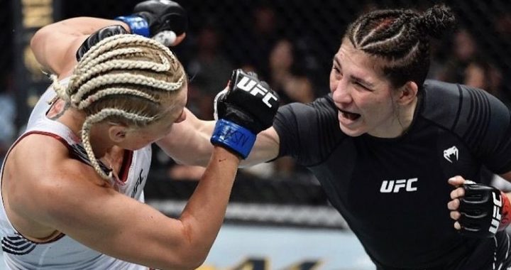 Irene Aldana storms through Yana Kunitskaya at UFC 264