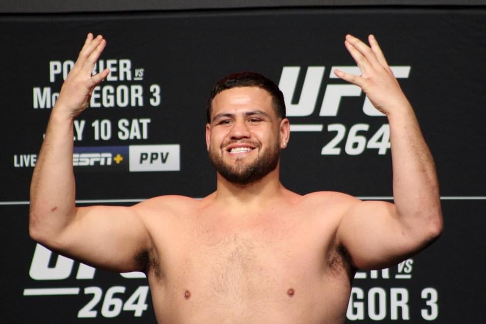 Tai Tuivasa gets stunned early finishes Greg Hardy coming in at UFC 264