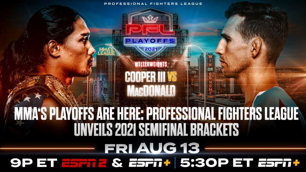 PFL announces full card for first playoff event on August 13