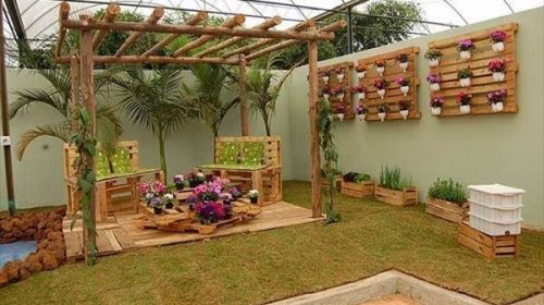 Trend of Garden Decoration with Pallets