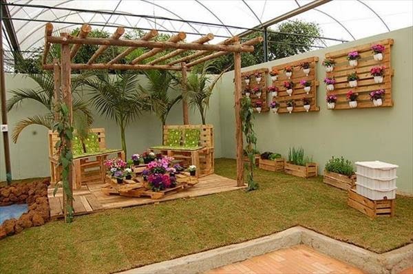 Trend of Garden Decoration with Pallets