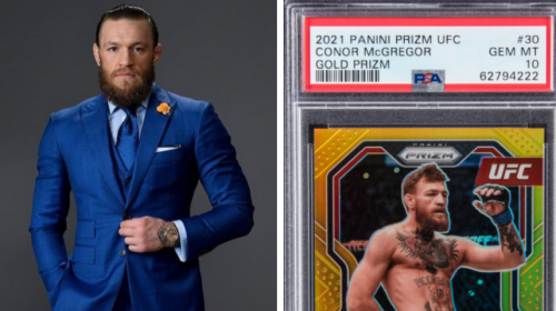 Conor McGregor card sets UFC gold prizm record, sells for $27,060