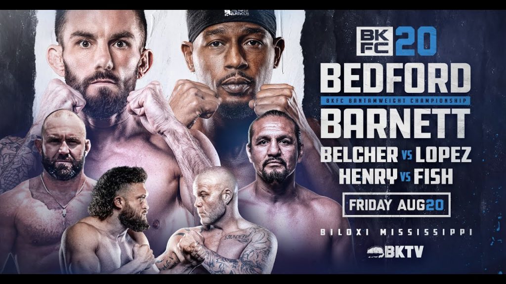 BKFC 20 results - Bedford vs. Barnett Jr. 2 - for bantamweight title