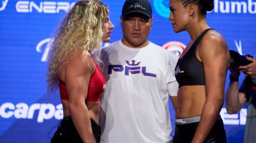 PFL Playoffs Weigh-in Results - Women's Lightweight and Men's Heavyweight, Kayla Harrison